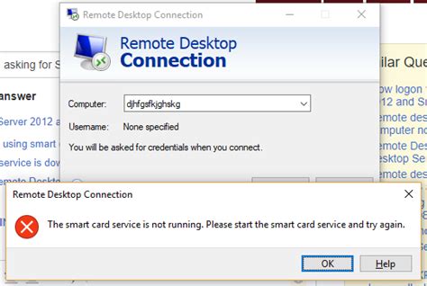 enable smart card sharing|Smart Card and Remote Desktop Services .